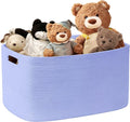 45L Small Woven Laundry Basket Hamper by SunNewt