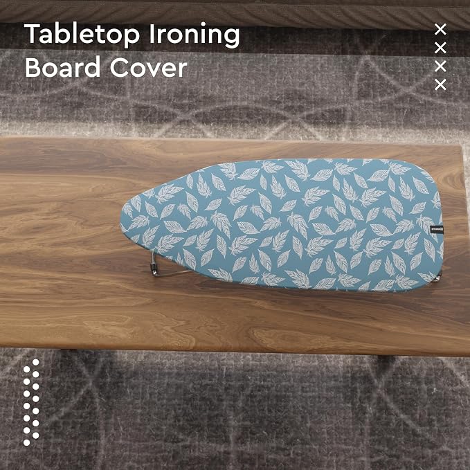Encasa XO Ironing Board Cover and Pad, Thick Felt 28"x12" - Image 6