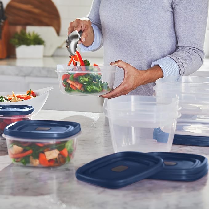 Rubbermaid EasyFindLids Food Storage Containers in Special-Edition Insignia Blue - Image 5