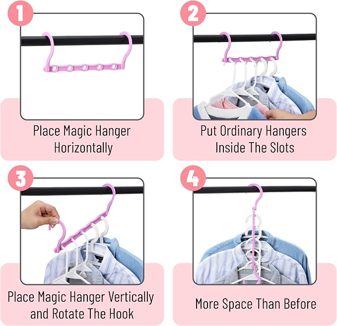 Mr. Pen- Space Saving Hangers, 360° Rotating Hooks - Image 5