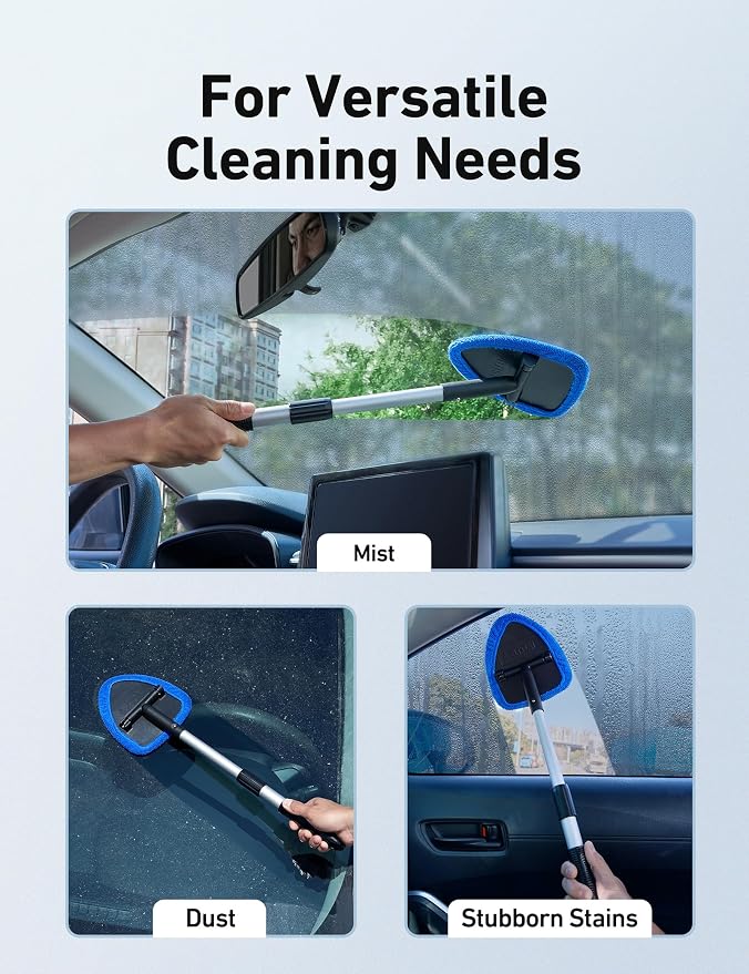 AstroAI 26" Super-Long Windshield Cleaner Tool & Car Interior Detailing Kit | - Image 8