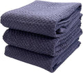 Serafina Home Eggplant Purple Kitchen Hand Dish Towels: Oversized 28" x 18" by SerafinaHome