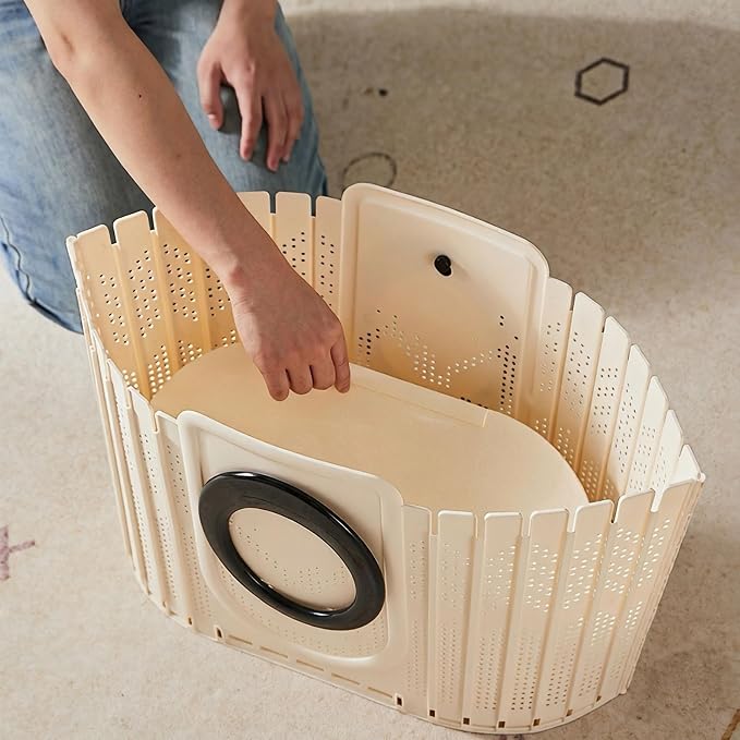 2 Pack Foldable Laundry Basket Hamper, 32L/8.45 Gallon | Flex Collapsible - Image 5