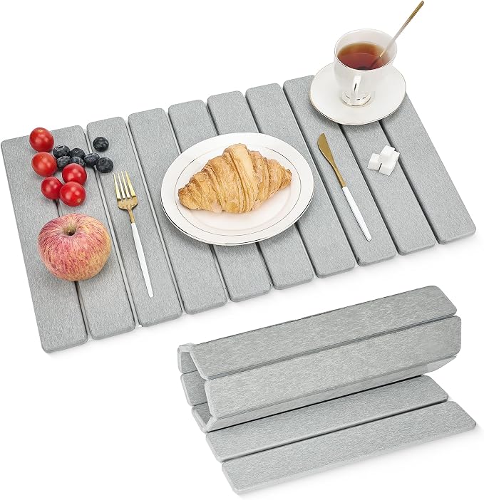 Large Stone Drying Mat for Kitchen Counter 24x16 Inch, Diatomaceous Earth Super by MacraBoho