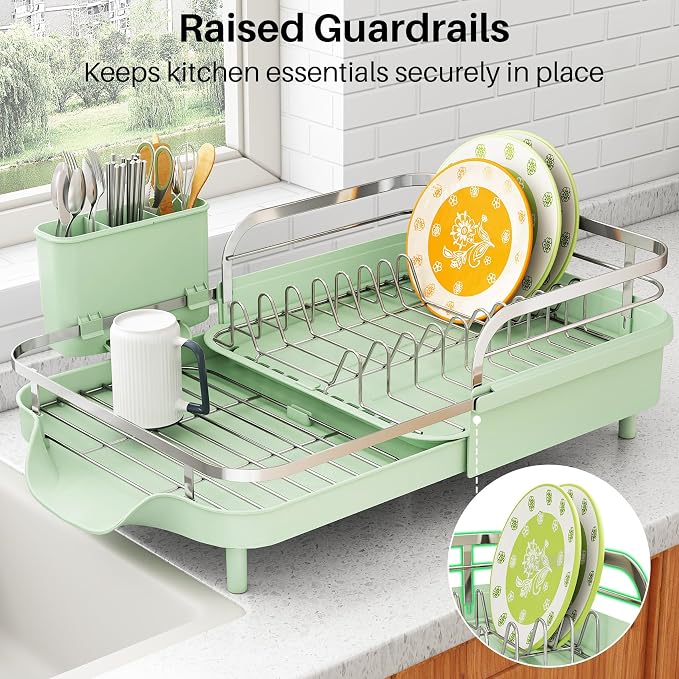 SAYZH Expandable Dish Drying Rack - Image 6