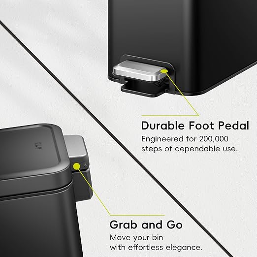 EKO Small Bathroom Trash Can - Image 5