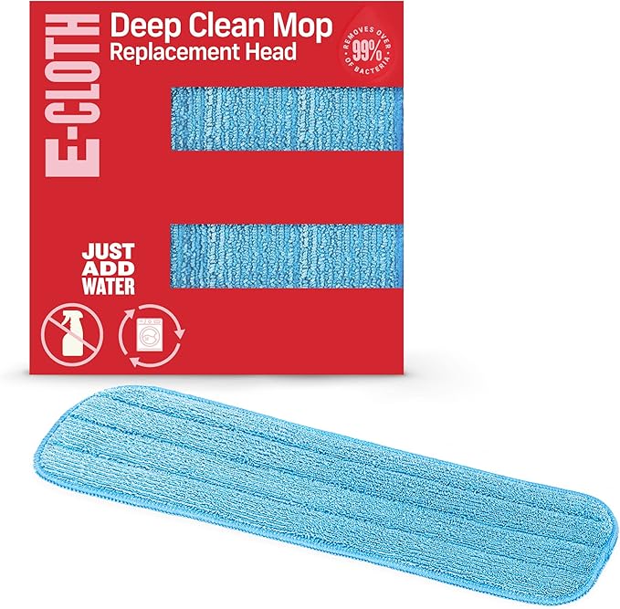 E-Cloth Mop Head Replacement, Reusable Mop Pads by E-Cloth