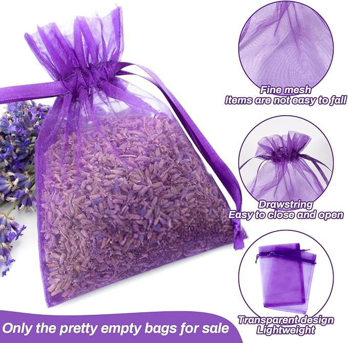 Sukh 50 Lavender Sachet Bags Empty - Image 3