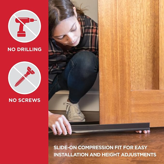 M-D Building Cinch® Slide-On U-Shaped Vinyl UDS, 36in 2pk | Rigid and Flexible - Image 4