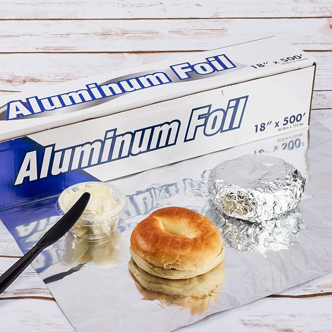 Karat FW-AFR205 18"x 500' Standard Aluminum Foil Roll - Image 4