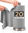 Microfiber Cleaning Cloth Roll 20 Sheets 11" x 10" Tear Away Microfiber Towel by GGMaxx