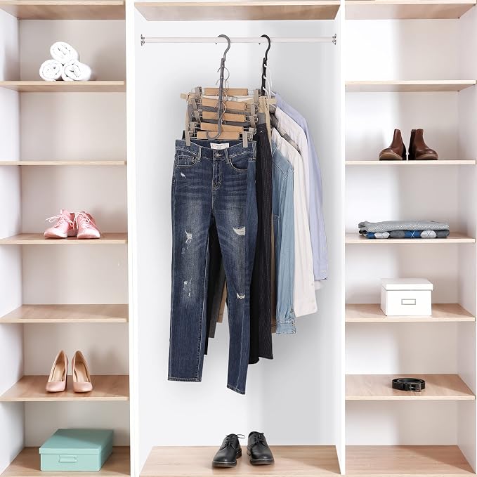 Mr. Pen- Space Saving Hangers, 360° Rotating Hooks | Magic Cascading Hanger - Image 9