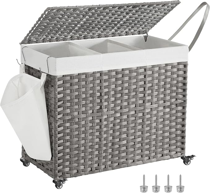 SONGMICS Rolling Laundry Hamper by Unknown