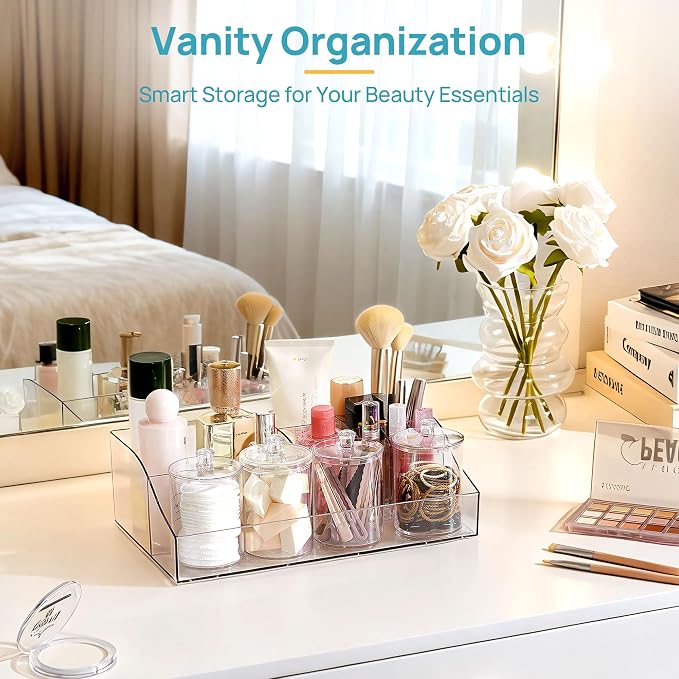 Vtopmart 6 PCS Bathroom Countertop Organizer Sets - Image 7