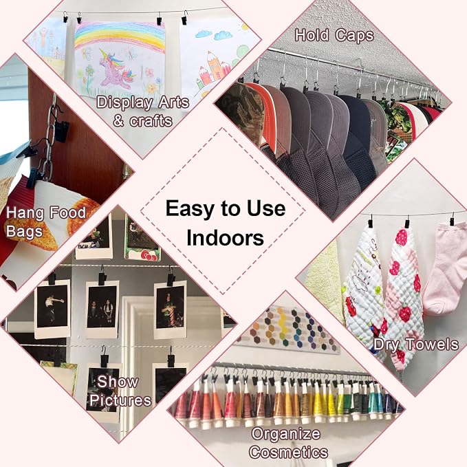Coideal Small Curtain Clips for Hanging - Image 3