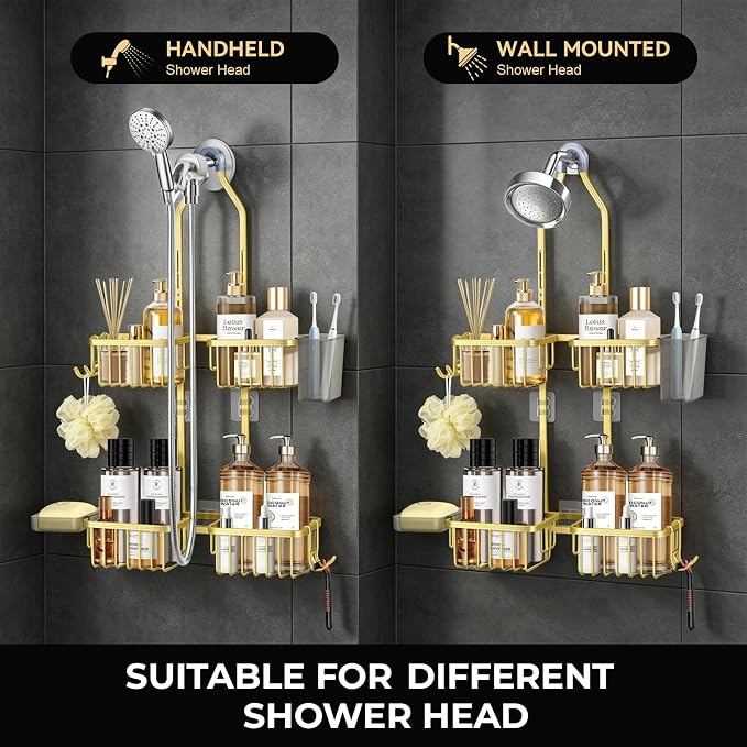 Adjustable Hanging Shower Caddy - Image 3