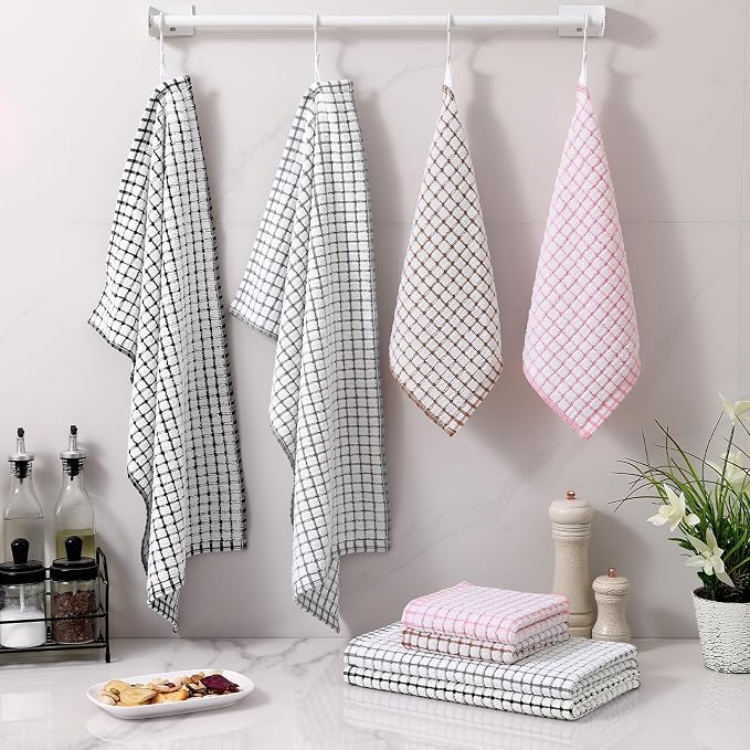 Homaxy Kitchen Towels and Dishcloths Set - Image 7