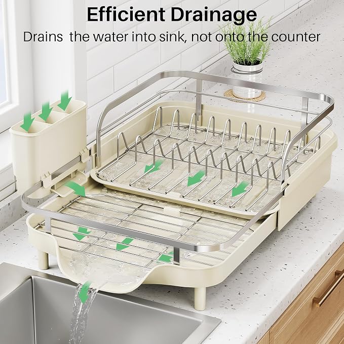 SNTD Expandable Dish Drying Rack - Image 4