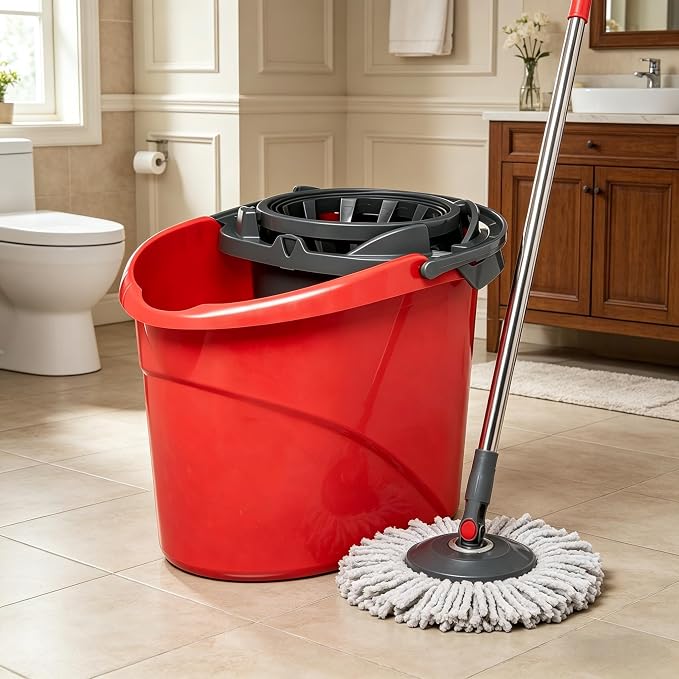 2.5 Gallon Quick Wring Hands-Free Mop Bucket, Quick Wring Bucket - Image 5