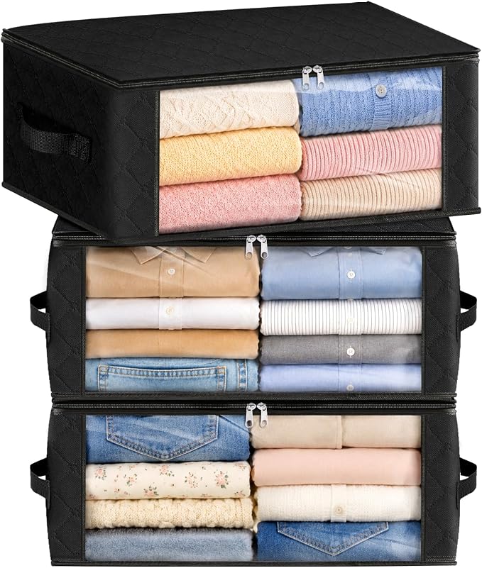 35L Closet Organizers, Foldable Under Bed Storage Containers | Storage Bags by Fabtotes