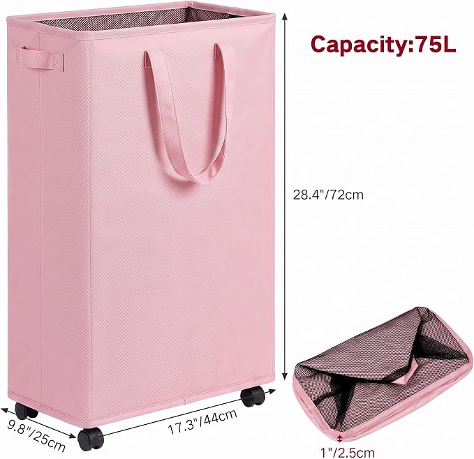 efluky Slim Laundry Hamper - Image 2