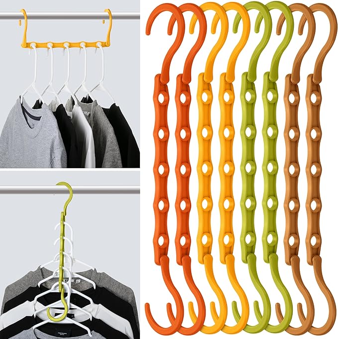 Mr. Pen- Space Saving Hangers, 360° Rotating Hooks | Magic Cascading Hanger by MrPen