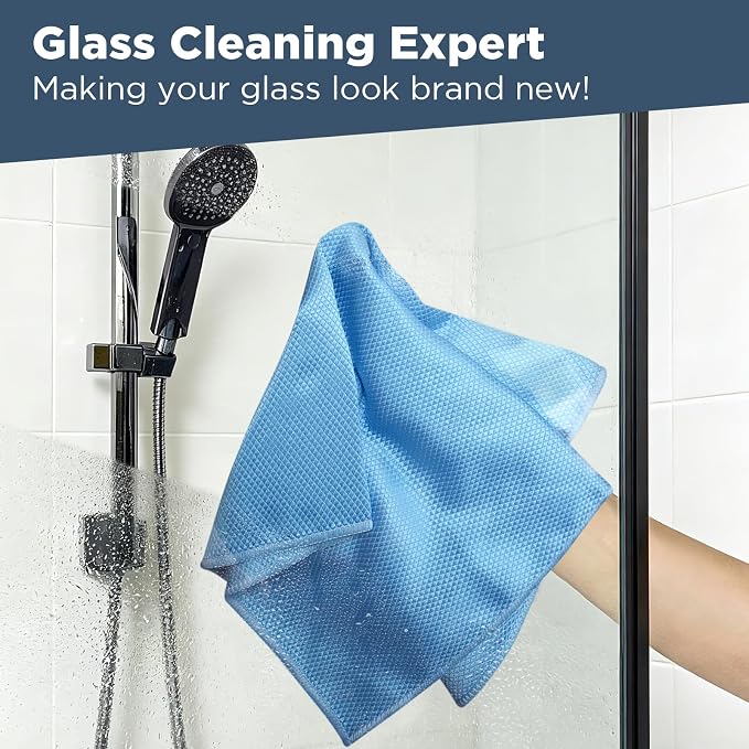 SINLAND Microfiber Glass Polishing Cleaning Cloths - Image 5