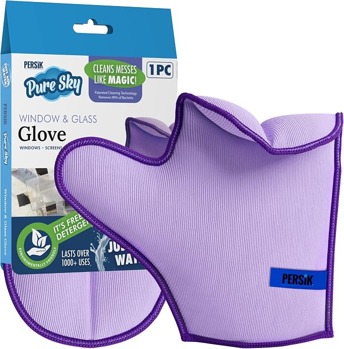 persik Pure-Sky Microfiber Glass Cleaning Glove by PERSIK