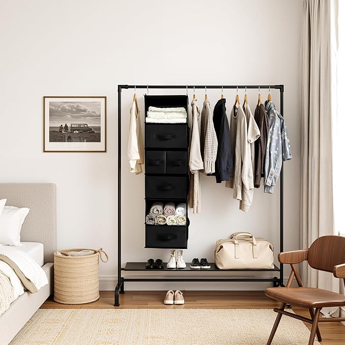 GRANNY SAYS Hanging Closet Organizer, 5 Drawers, 6 Shelves, 6 Pockets | Hanging - Image 2