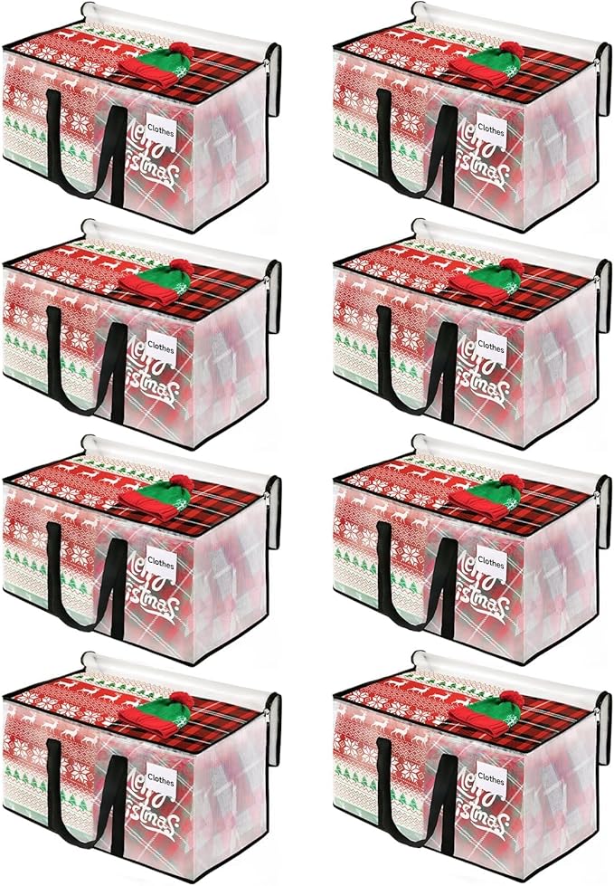 BlissTotes Moving Bags, 76L 8-Pack Storage Bags, Moving Boxes | Moving Box by BlissTotes