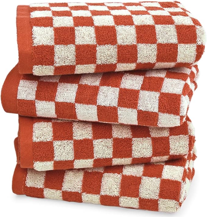 Checkered Hand Towel by Jacquotha