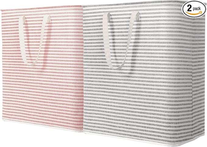 Lifewit 2 Pack Laundry Basket 100L Each, Collapsible Clothes Hamper by Lifewit