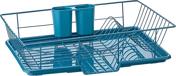 Sweet Home Collection 3 Piece Dish Drainer Rack Set by SweetHomeCollection