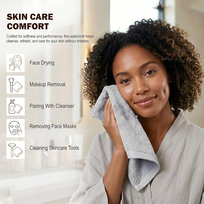 Utopia Towels 24 Pack Washcloths, 12x12 in, 100% Cotton, Fast Drying Soft Feel - Image 9