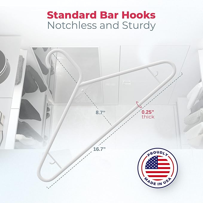 Plastic Hangers 45 Pack - Image 2