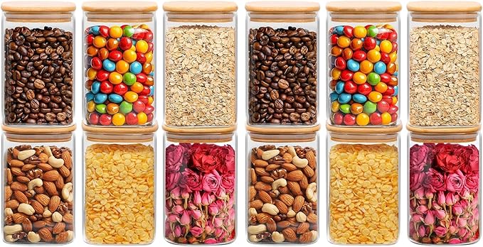 ComSaf 1.2 QT Glass Storage Containers by ComSaf