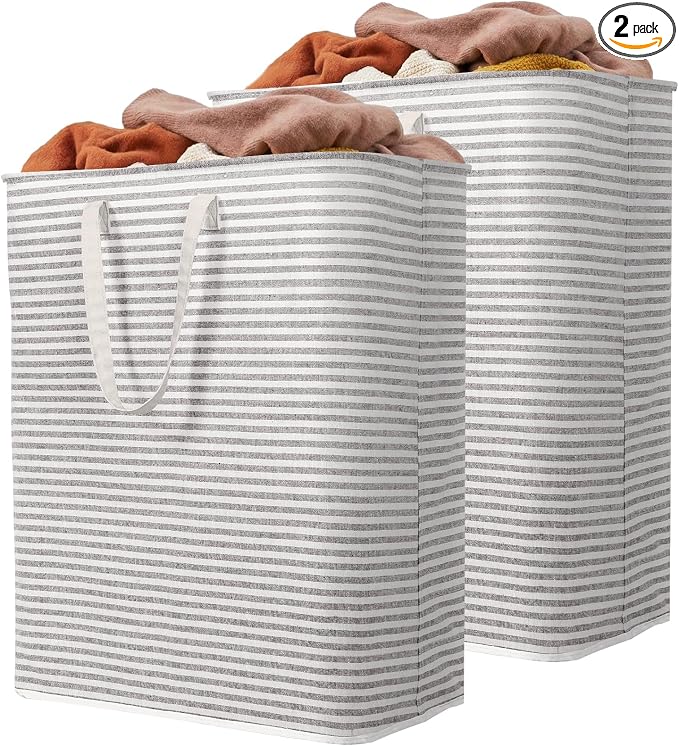 Lifewit 2 Pack Laundry Basket 125L Each, Collapsible Clothes Hamper by Lifewit