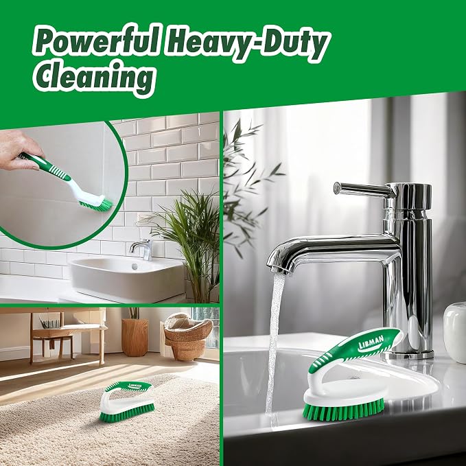 Libman Scrub Brush Kit | Cleaning Brush | Tile & Grout Brush | Small Scrub - Image 5