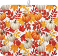 Fall Pumpkin Dish Drying Mat for Kitchen Counter 16x18 Inch Autumn Pumpkins by Kawani