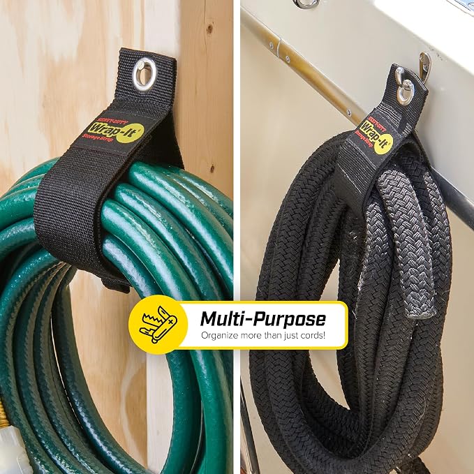 Heavy-Duty Wrap-It Storage Straps, Rope and - Image 4