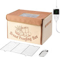 Bread Proofing Box with 68–131℉ Temp Control & 99H Timer, Folding Bread Proofer for Dough Fermentation, Homemade Pizza, Yogurt and Fermented Foods