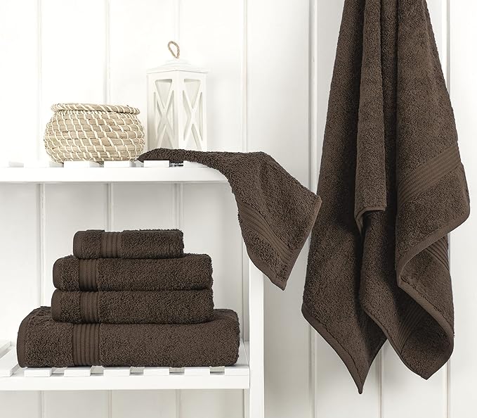 Cotton Paradise 100% Cotton Turkish Towel Set, Soft Absorbent Quick Dry - Image 3