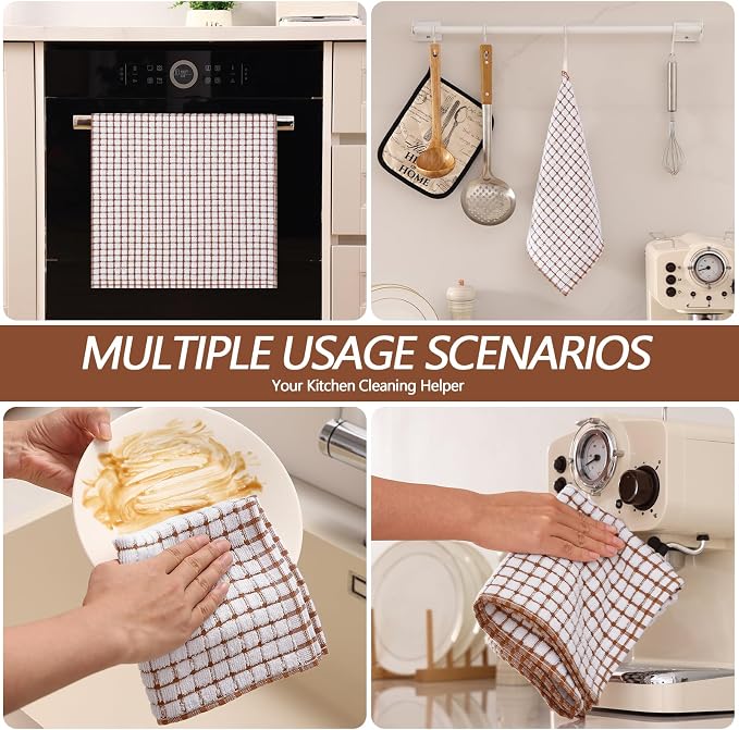 Homaxy Kitchen Towels and Dishcloths Set - Image 6