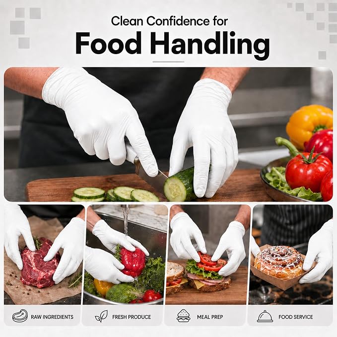 ForPro Disposable Nitrile Gloves, Chemical Resistant, Powder-Free, Latex-Free - Image 6