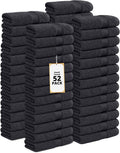 Ample Decor 100% Cotton Hand Towels 18x28 Inches, 600 GSM, Soft & Absorbent by AmpleDecor