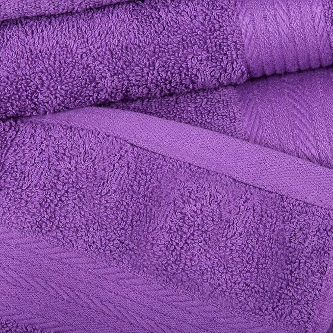 Ample Decor 100% Cotton Hand Towels 18x28 Inches, 600 GSM, Soft & Absorbent - Image 3