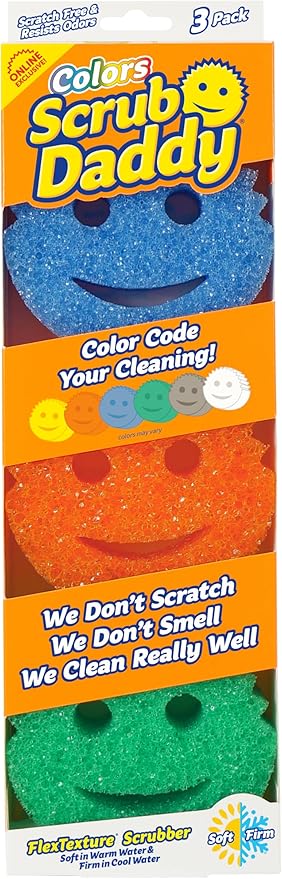 Scrub Daddy Colors Kitchen Sponges by ScrubDaddy