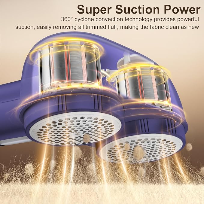 Fabric Shaver, Dual Motor Electric Lint Shaver - Image 2