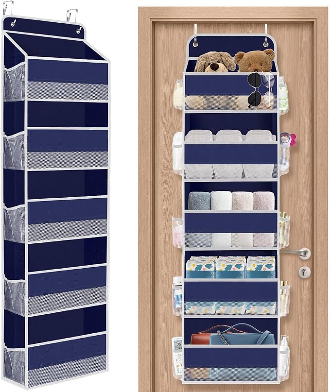 1Pack Over The Door Organizer Large Capacity Hanging Storage Room Organizer by SpaceHacks