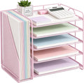 OPNICE Desk Organizer, 5-Tier Paper Organizer Letter Tray, Office Desk by OPNICE